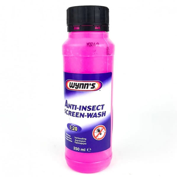 Anti-Insect Screen-Wash liquide Concentré lave-glace 250ml Wynn's (W45201)