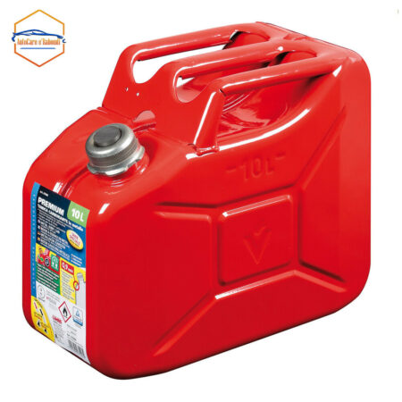 Jerrican Carburant En Métal Rouge - 10L