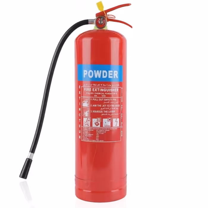 Extincteur À Poudre 9Kg ; Pour Feux De Type Abc