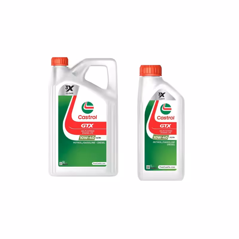 Castrol GTX-3X Clean-A3/B4 Huile SEMI-SYNTHETIQUE SAE 10W-40