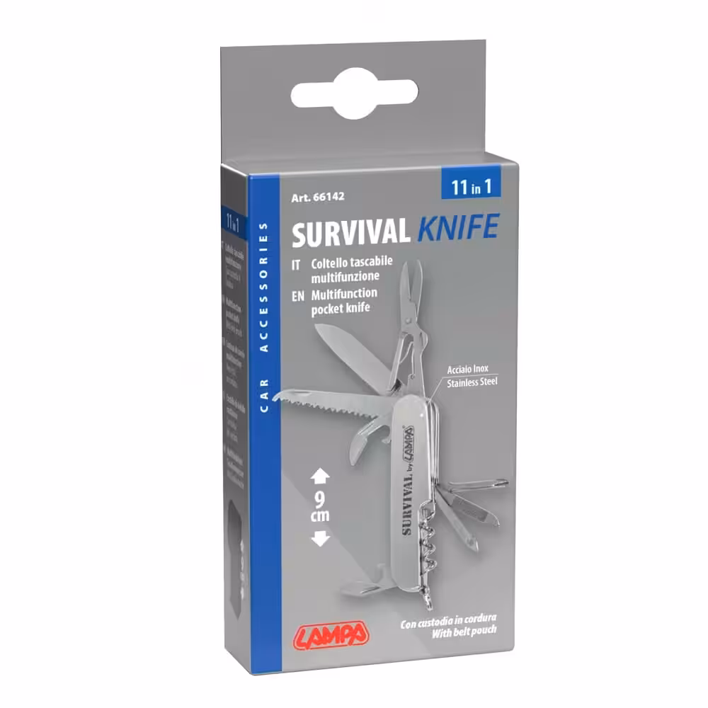 11 in 1 couteau de poche survival multifonction