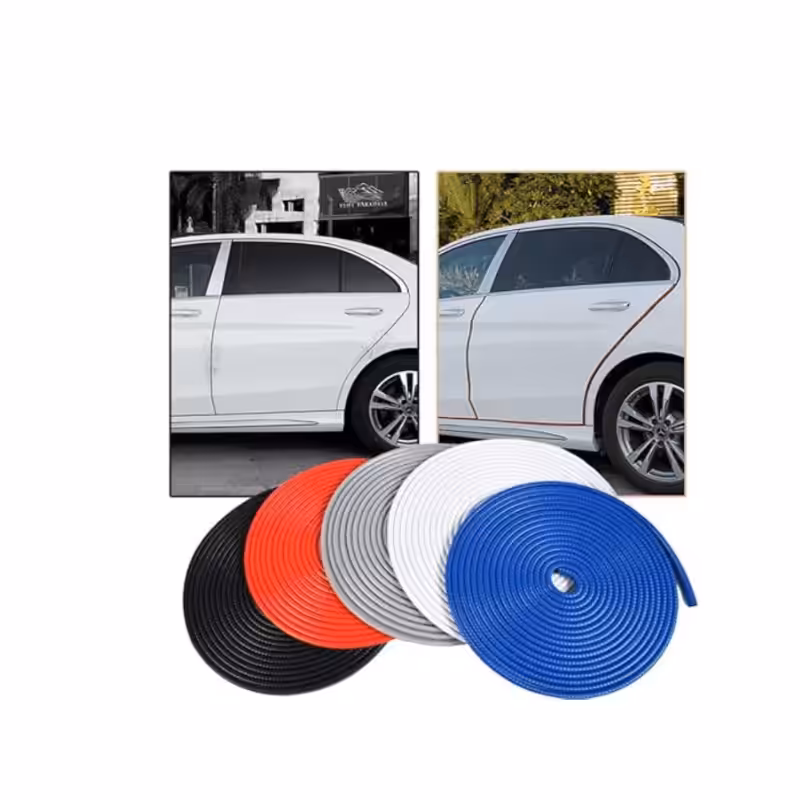 Protection Portière Voiture 5M -Bande Anti Collision Caoutchouc