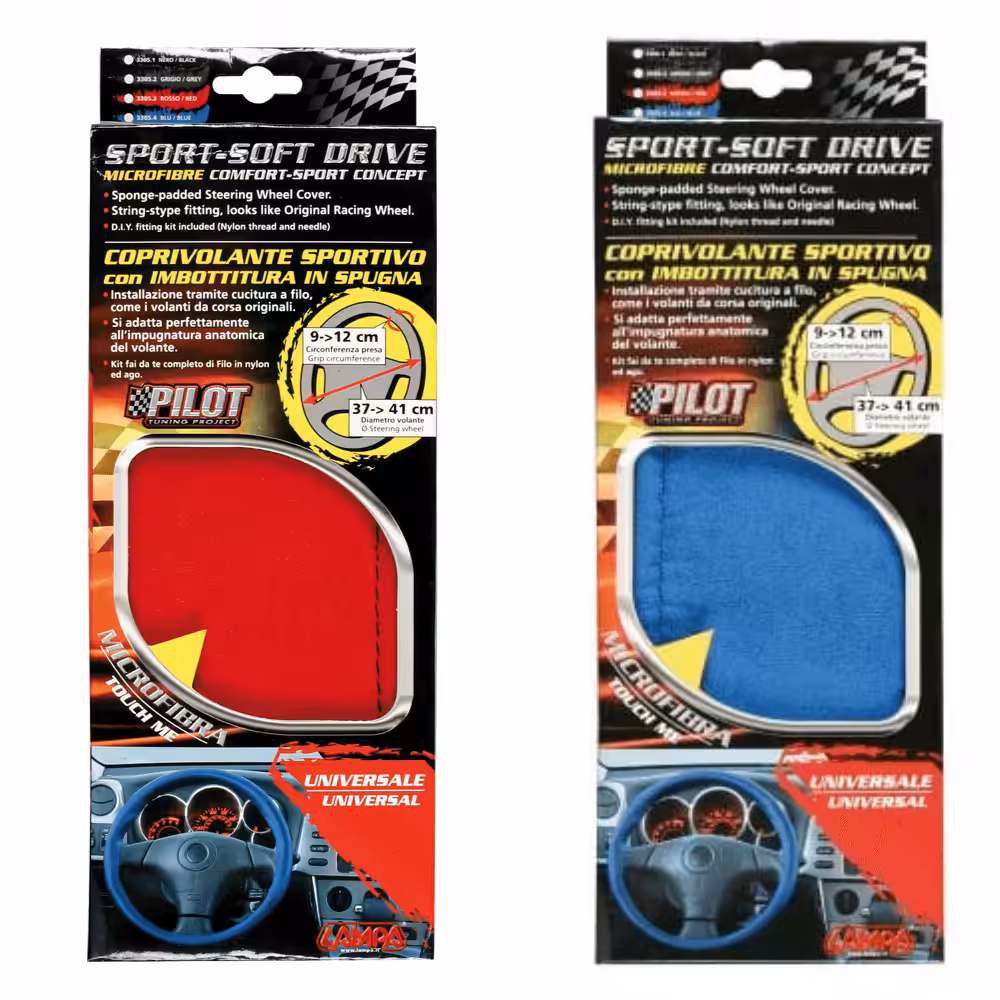 Couvre-Volant En Microfibre Ø 37/41Cm Avec Aiguille Et Fil À Coudre