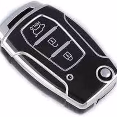 Étui de clé de voiture en TPU Compatible avec ssangyong